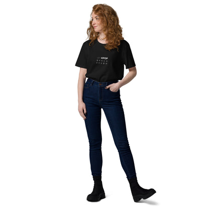 T-Shirt KPOP unisexe noir