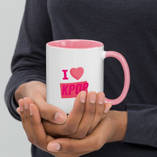 Mug personnalisé I love K-POP